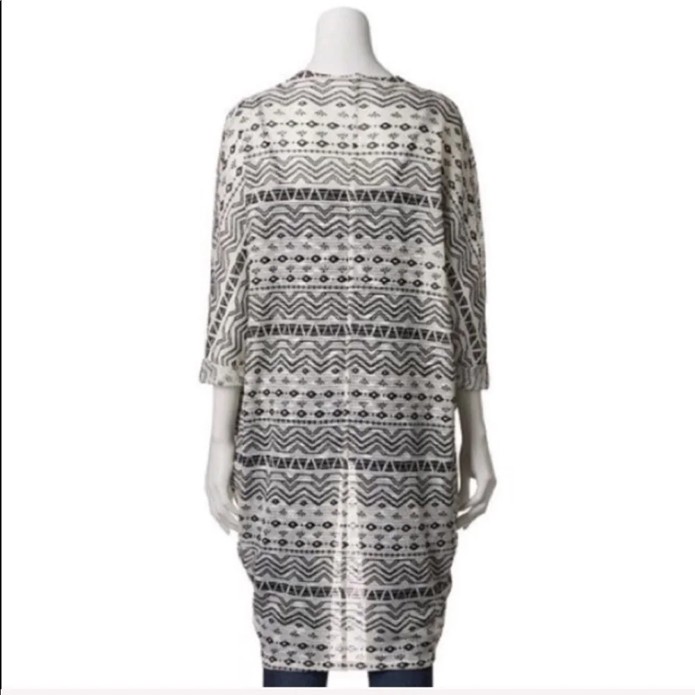 MUDD lightweight pastel chevron cocoon cardigan Jr size medium
